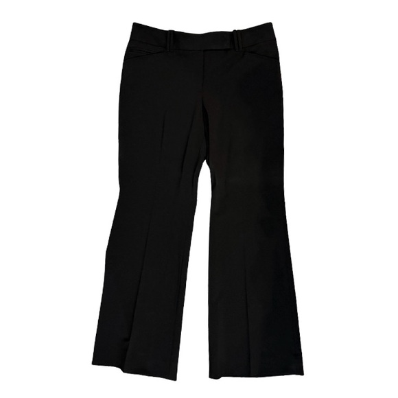 White House Black Market Black Flare Pants - Picture 1 of 9
